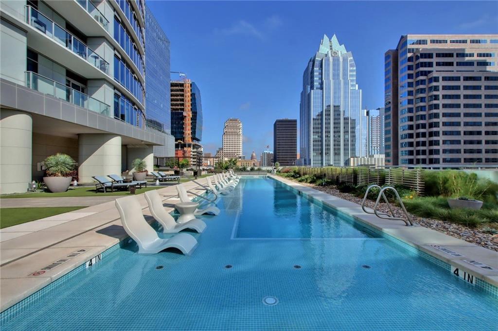 Austin Apartment Rooftop Pool with City Views